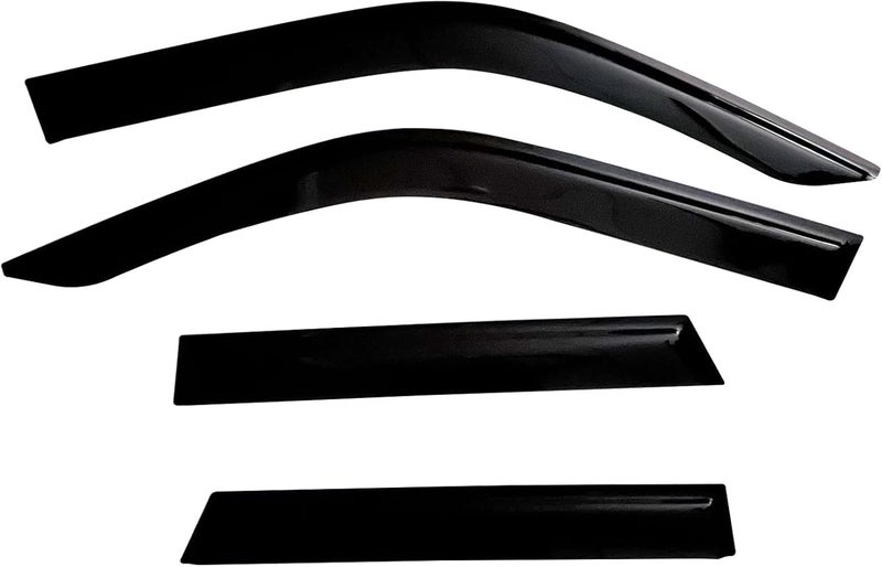 Optimal Co 2021-2026 Tape-On Rain Guards for Ford Bronco Side Window Visor Deflectors Sport Big Bend Outer Banks Badlands 2022 2023 2024 2025 - Image 5